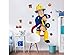 Price comparison product image Walltastic Fireman Sam Large Character Wall Sticker Set, Vinyl, Multi, 7x7x52.5 cm