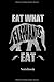 Produktbild Eat What Elephants Eat Notebook: Liniertes Notizbuch für Veganer, Vegetarier, Salat und Gemüse Fans - Notizheft Klatte für Männer, Frauen und Kinder