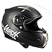 Produktbild Westt® Storm · Fullface Helm Schwarz Helm Motorrad Roller · Motorradhelm Damen und Herren Integralhelm · ECE Genehmigt