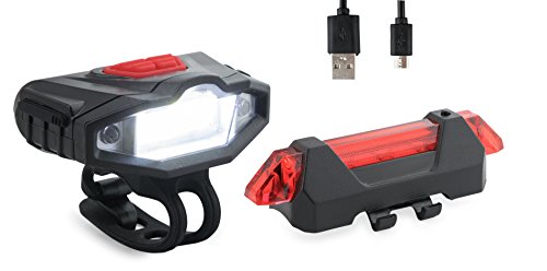 Echelon Line ™ PRO USB Wiederaufladbares Fahrradlicht Set. EUROPÄISCHER VERKÄUFER versendet AUS DEUTSCHLAND!