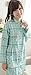 Bearsland Women's Rich Cotton Maternity Nursing Pyjamas Set Green UK Size Medium