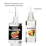 Salcar® 10 Pack 10ml E-Liquid für E-Zigarette, 0,0mg Nikotin, Apfel, Ananas, Banane, Blaubeere, Orange, Pfirsich, Traube, Wassermelone, Kirsche, Kiwi-smoothie - 