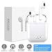 Produktbild Bluetooth-Headset, Kopfhörer Bluetooth Headset Sport Headset, 4.2 Kabellose In-Ear-Ohrhörer mit Tragbarer Ladekästchen für Den Meisten-Smartphone (White)