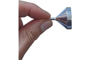 THE ESSENTIAL ATOMIZER COMPANY 3 x Small Metal filling funnels, Mouth Diameter 2.5cm with very Thin Spout DIAMETER OF MOUTH 2.5CM LIQUIDS, PARFUMS, VAPE, Small Bottles & Liquid Vape - E-Liquids (SILVER)