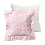 Schmusekissen inkl. Füllung 40x40 rosa Vichy Karo