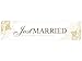 Produktbild SiDeSo® Autoschild JUST MARRIED schwarz/gold Hochzeit Auto Hochzeitsauto
