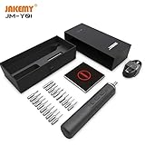 *20 verschiedene Arten von Kits: Mini-Schraubendreher-Set kommt mit 20 magnetischen populären Bits einschließlich Flachkopf (2.0, 3.0), Phillips (PH 1.0.1.5.2.0.2.5.3.0), Pentalobe (0.8.1.2), Abstandhalter / Sechskant (1.5), Torx-Sicherheit (T2 / 6H / 8H / 10H) Sechskant (H3 / H4), Tri-Point (Y 0,8 / 2,5), U-förmig (U 2,6), Dreieck (2,0).