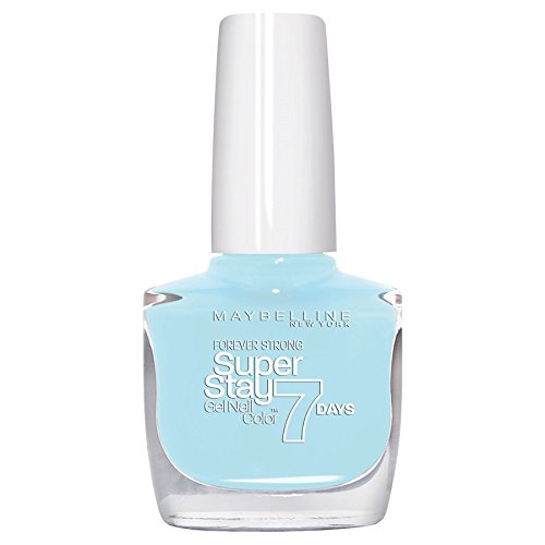 Maybelline 40630 Forever Strong Super Stay 7 Days Esmalte de Uñas, Town Blue - 10 ml
