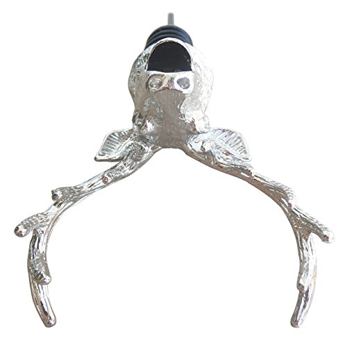 Hirschkopf Flaschenausgießer Weinausgießer Ausgießer Anti-Tropf Bar Wein Stopper - 4
