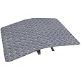 COSTWAY Türschwellenrape, Rollstuhlrape Aluiniu It Verstellbare Rapendesign &ap; 317 Kg