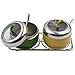 Produktbild Osun 2 Pcs Creative Apple Form Gewürz Dosen, Edelstahl Spice Jar Küche Aufbewahrungsboxen Spender CONTAINER grün gelb Küche Gadget