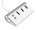 Produktbild Cateck Bus-angetrieben USB 3.0 3-Port Aluminum Hub mit externer Stereo klang Adapter Combo für iMac, MacBook Air, MacBook Pro, MacBook, Mac Mini, PCs und Laptops