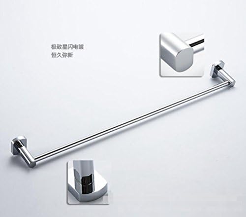 Bathroom accessories,Towel bar single rod all copper chrome towel rack,Material:copper