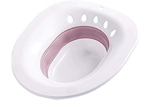 Sitz Bath-Basin Hemorroides posparto para mujeres embarazadas - MissZM, Almacenamiento plegable para colgar Almacenamiento privado de gran capacidad Lavado Asiento de inodoro
