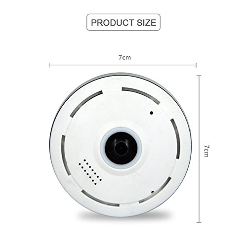 Preisvergleich Produktbild Dome Kamera / Heimkamera Wlan / ¨¹berwachungskamera Decke / Sicherheitskamera Bewegun elder / HD IP Kamera K-EC11I6, 360-Grad-Allround / Infrarot Nachtsicht