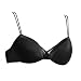 Mammae Black Balance Underwired/Padded Nursing Bra for Discreet Breastfeeding (34D)