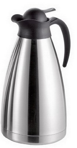 Esmeyer 290-072 Isolierkanne THERMOART, Inhalt: 2 Liter, unzerbrechlicher Edelstahleinsatz, Einhandbedienung, Höhe: 290 mm