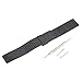 Produktbild Für Withings Steel HR (40mm Case) 2016 Model Watch Transer® Ersatz Uhrenarmbänder Fashion Luxus Edelstahl Uhrenarmband Armband für Uhren Länge: 12.5-17 cm (Schwarz)