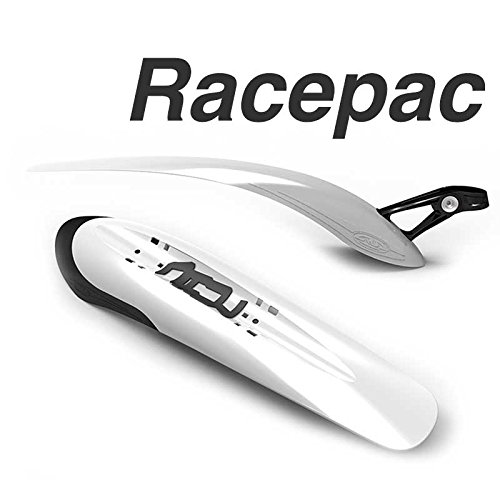 Preisvergleich Produktbild Crud Racepac Schutzblech-Set weiß für Mountainbikes / Trekkingbikes