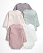 Mamas & Papas Baby-Girls Mamas And Papas 5 Pack Long Sleeve Bodysuit Striped Pink Long Sleeve Set of 5 Bodysuit, Pink, 0-3 Months