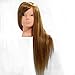 22 Inch 60% Real Hair Training Head Mannequin For Hairdressing & Make Up + Clamp