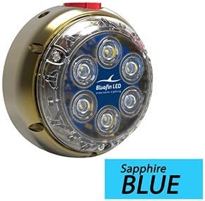 Bluefin LED DL12 Underwater Dock Light - Surface Mount - 24V - Sapphire Blue