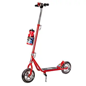 Power Ranger 2 Wheel Scooter for Kids with Sipper, Bell, Stand and Adjustable Height Upto 12 Years Kids (Capacity 60 kg)