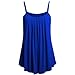 Produktbild Damen Sommer Strand Spaghettiträger O-Ausschnitt Oberteile Vest Tank DOLDOA Tops Blusentop Tanktops Weste Cami Camisole Große Größen Geburtstags Geschenk für Frauen Mädchen Freundin (EU:44, F - 3)