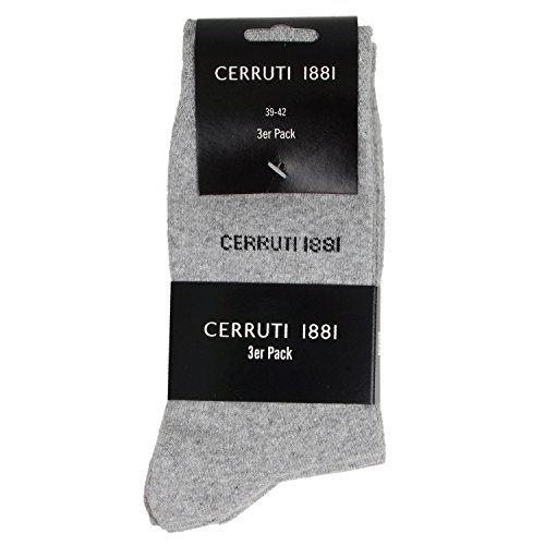 Preisvergleich Produktbild Cerruti 30 Paar 1881 Herrensocken Grau 39 / 42