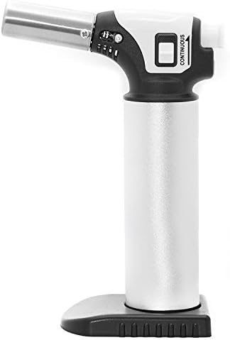 Blow Butane Kitchen Torch Culinary Torch, Cooking Chef Creme Brulee Food Torch Refillable Professional Flame Dessert Adjustable Pro Hand Torch for Crème Brûlée Sold(Butane Gas not Included)