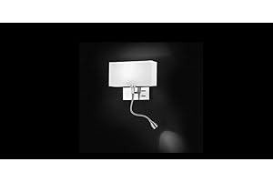 PERENZ Applique Stoffa Cromo Spazz. + Led