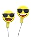 Produktbild Emoji-Kopfhörer Super Cool Dude-Gesicht - Silikon-Knospen für Handys & Tablets