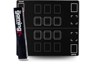 THE GAMING MAT COMPANY GMC YuGiOh Speed Duel TCG Gaming Mat - 2 Player Compatible TCG Board Playmat - Portable Card Game Playmat for Beginner & Advanced Players - Waterproof Card Gaming Mat