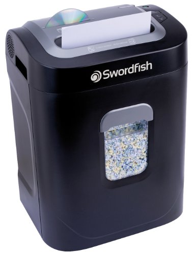 Swordfish 1200XXCD 12 Sheet Micro Cut High Security Paper/Document Shredder ref: 40237