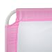 TecTake Bed guard toddler safety childs bedguard baby folding mesh rail 102cm pink