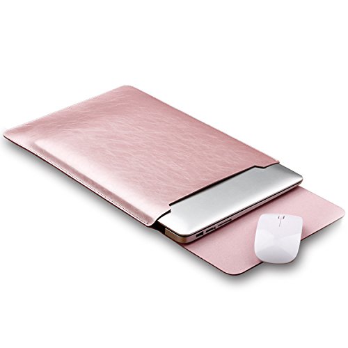 MacBook Air 13 Zoll Laptop Hülle, ZXK CO Luxus Mikrofaser Leder Laptop Tasche Wasserresistente Laptop Hülsen Beutel Abdeckung für MacBook Air &Macbook Pro 13.3 Zoll Ultra Dünn Case Cover mit Mauspad - 2