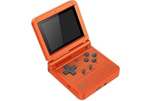 BPRTCRA Consola De Juegos Portátil Retro de 3.0 Pulgadas, Retro Mini Game Player con 2000 Classic Handheld Games, Batería Recargable de 1020 mAh, Regalo para Niños y Adultos,Red