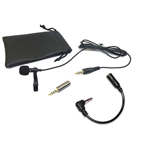 Lavalier Mikrofon, Universaladapter PEMOTechÂ® Mikrofon fÃ¼r Smartphone Kondensator-Mikrofon Adapter fÃ¼r iPhone & Android, Laptop Macbook mit Stereo-KopfhÃ¶rerhÃ¶rer mit 3,5 Umdrehungen