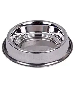 Pets Empire Dog Bowl Anti Ant Pet Bowls (1 Piece) Steel Bowl (Medium)