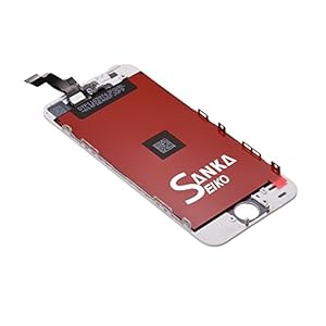 SANKA Schermo Display LCD Assembly Digitizer Sostituzione Schermo per iPhone 5S-Bianca - immagine 5