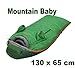 Produktbild Alexika Mumienschlafsack MOUNTAIN BABY für Kinder - 130x65 cm - leicht und kompakt - bis 0°C