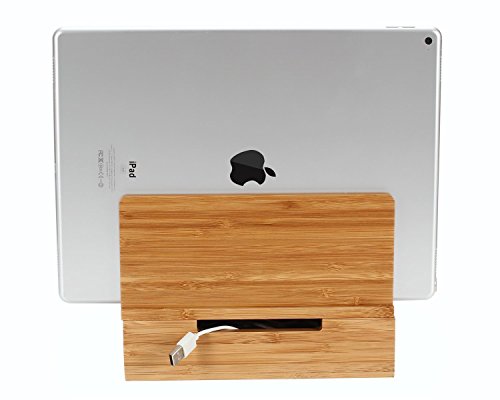 [Neue Stil] iCozzier Bambus Watch Ständer universal multifunktionelle Ladestation und Kabel Organizer Docking Station Ladestation für Apple- Watch, iPhone, iPad, MacBook Air, Samsung Note, Nexus, Samsung Tab, Smartphones, Tablets & Laptops - 5