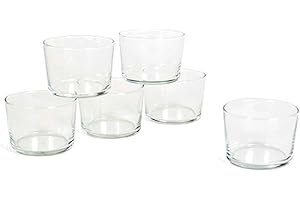 ACAN Tradineur Bodega Lot de 12 verres 23 cl en verre trempé, résistant, léger, passe au lave-vaisselle