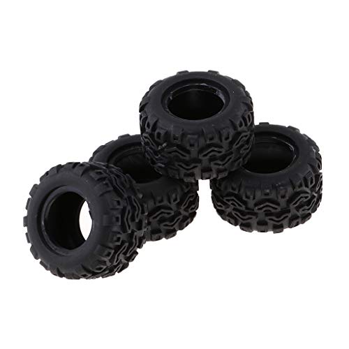 Preisvergleich Produktbild sharprepublic 4X Fernbedienung Fahrzeugzubehör A212 01 Monster Truck Car Rubber Tire