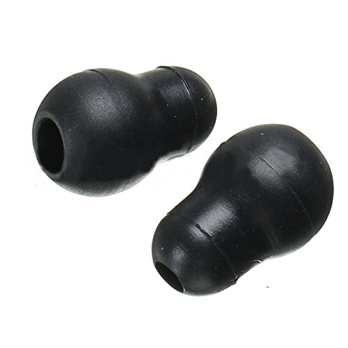 10 Stück, Schwarz Silikon weichen Ohrstöpsel für Littmann Stethoskop - 5