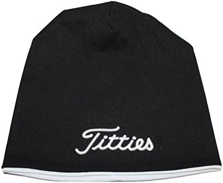 Titties black winter beanie hat Fashion 2017 Golf Titleist theme Bestseller