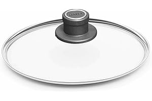 WOLL Pokrywa ze szkła bezpiecznego, okrągła, Ø 20 cm, przycisk pokrywy z stałą wentylacją