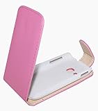mit integrierter Halterung Handy Tasche Case Flip für Samsung Galaxy Young GT-S6310 / S6310N / S6312 Hülle Etui Handytasche Schutzhülle Pink
