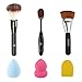 Segolike Set of 6 Powder / Flat Top/ Toothbrush Makeup Brush Sponge Puff Cleaner Kit RS.455.00