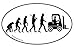 Produktbild Staplerfahrer Gabelstapler Baustelle Bauarbeiter EVOLUTION Aufkleber Autoaufkleber Sticker